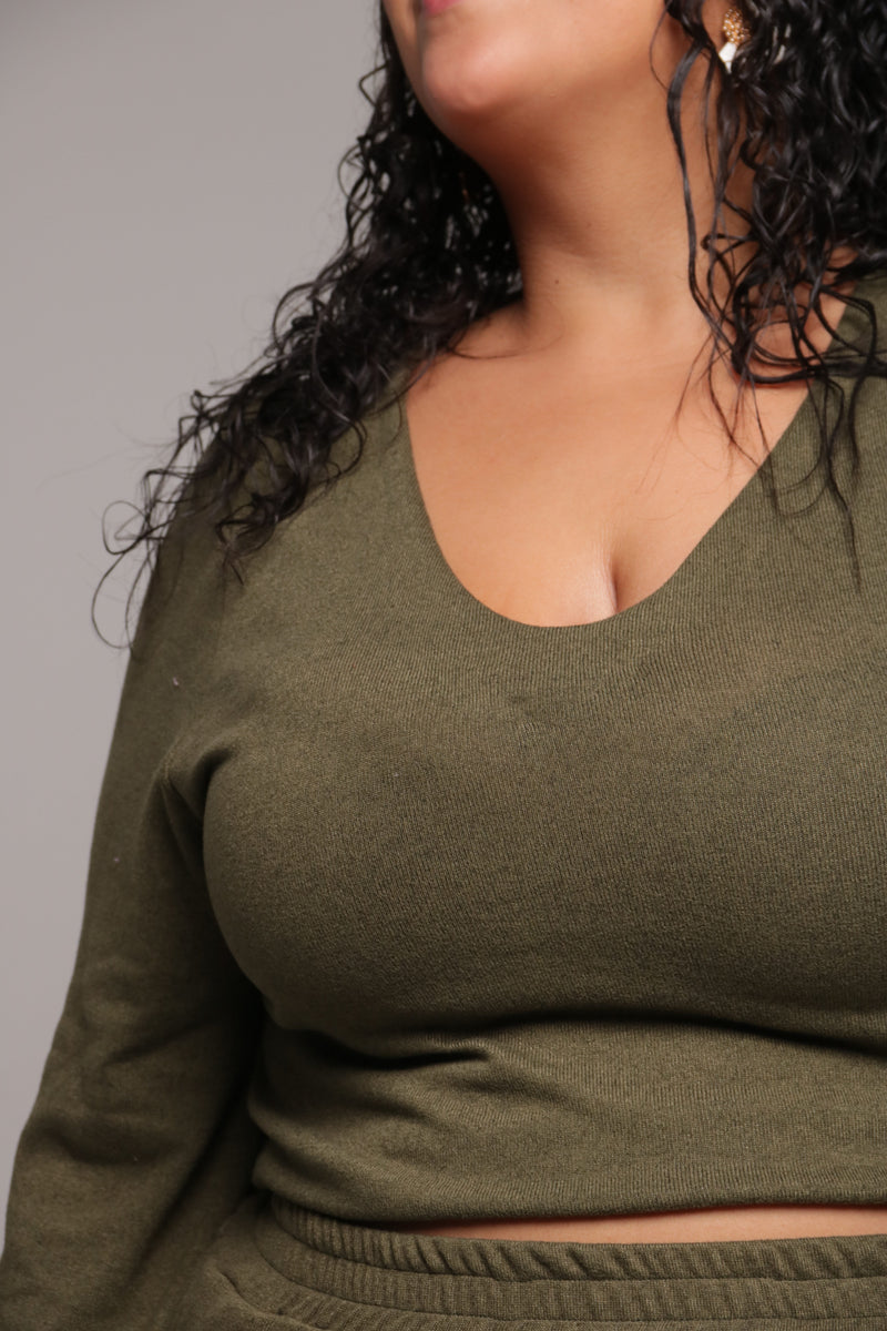 Blusa Suzana Verde Militar